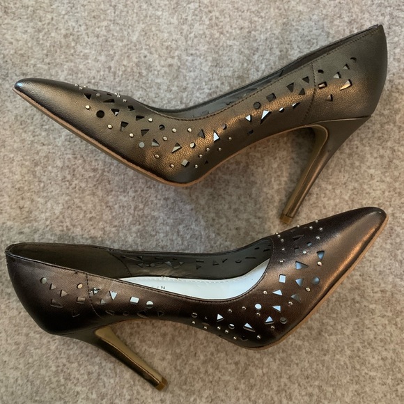 Anne Klein Copper Studded Pumps - Picture 3 of 7